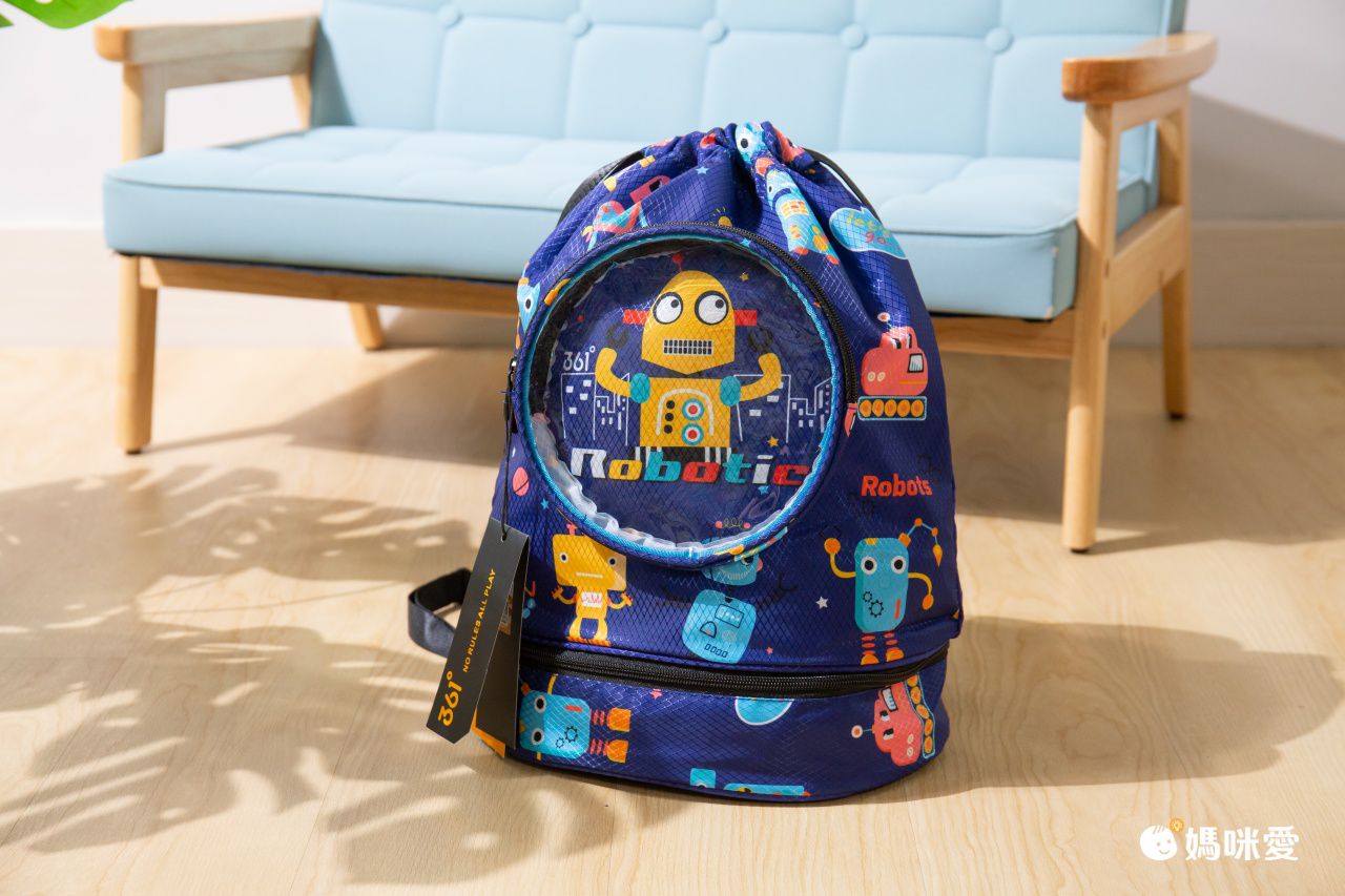 乾濕分離兒童游泳包-兔子(可放鞋)-粉色 (35x26.5x14cm)