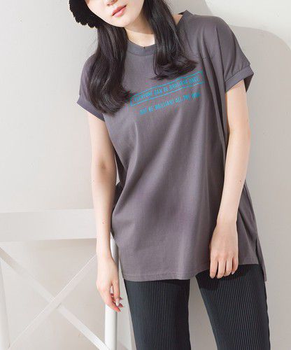 日本 Bou Jeloud - 100%純棉透氣簡約短袖上衣-焦糖橘