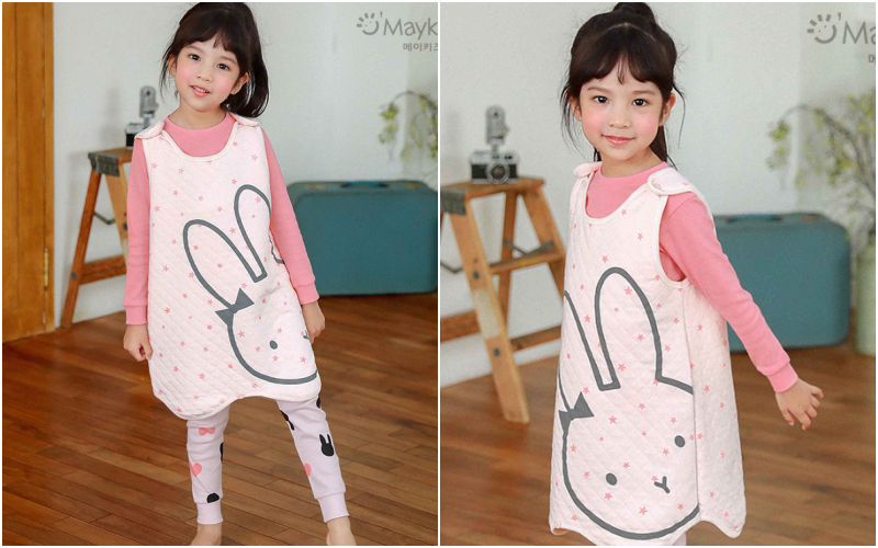 [現貨] ✦ 零碼出清價 ✭ 韓國 Maykids 有機棉長袖家居服/防踢被 ✭