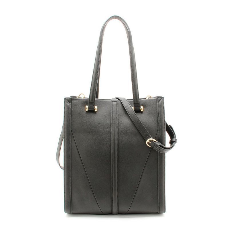 日本 FIRANO - 直式收納俐落2WAY托特包-黑 (33x28x13cm)