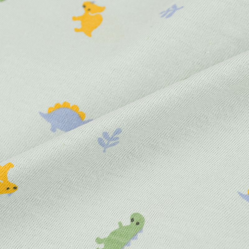 akachan honpo - 短袖兔裝-恐龍-淺藍色