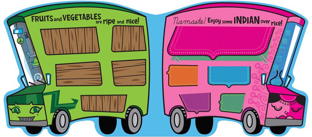 FOOD TRUCKS/餐車百科翻翻書-硬頁書