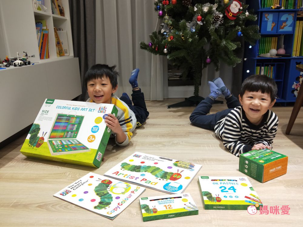 暢銷繪本聯名！好餓的毛毛蟲 x MIDEER 可水洗彩色筆、蠟筆