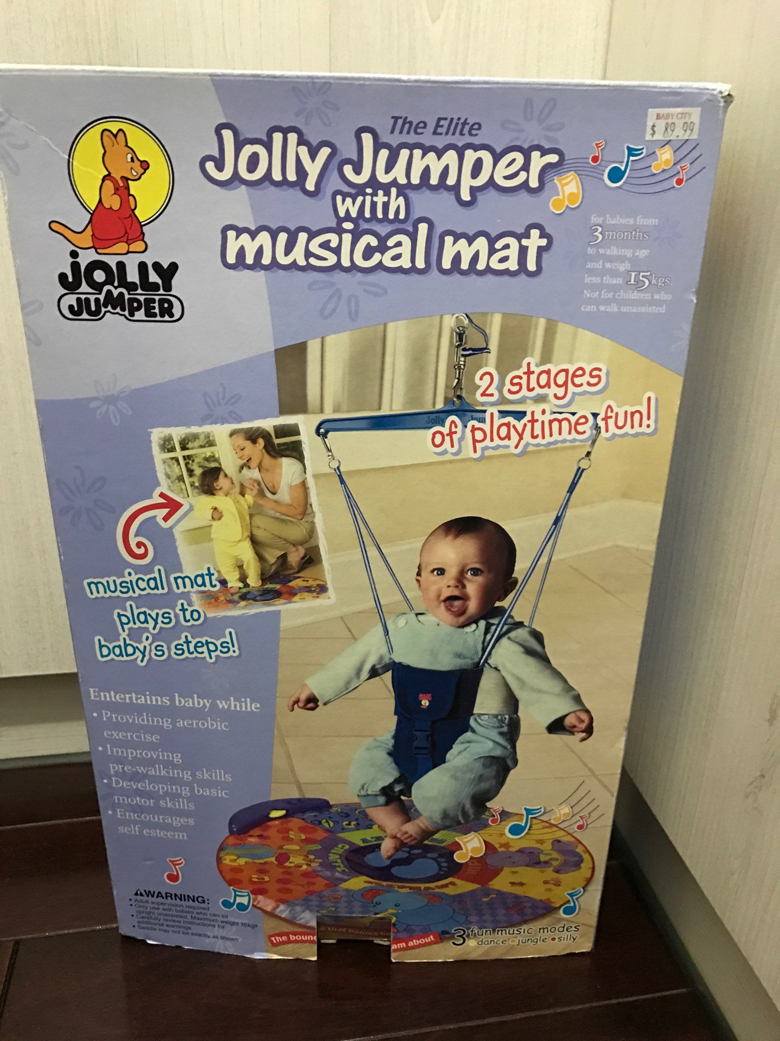 jolly jumper 附音樂毯