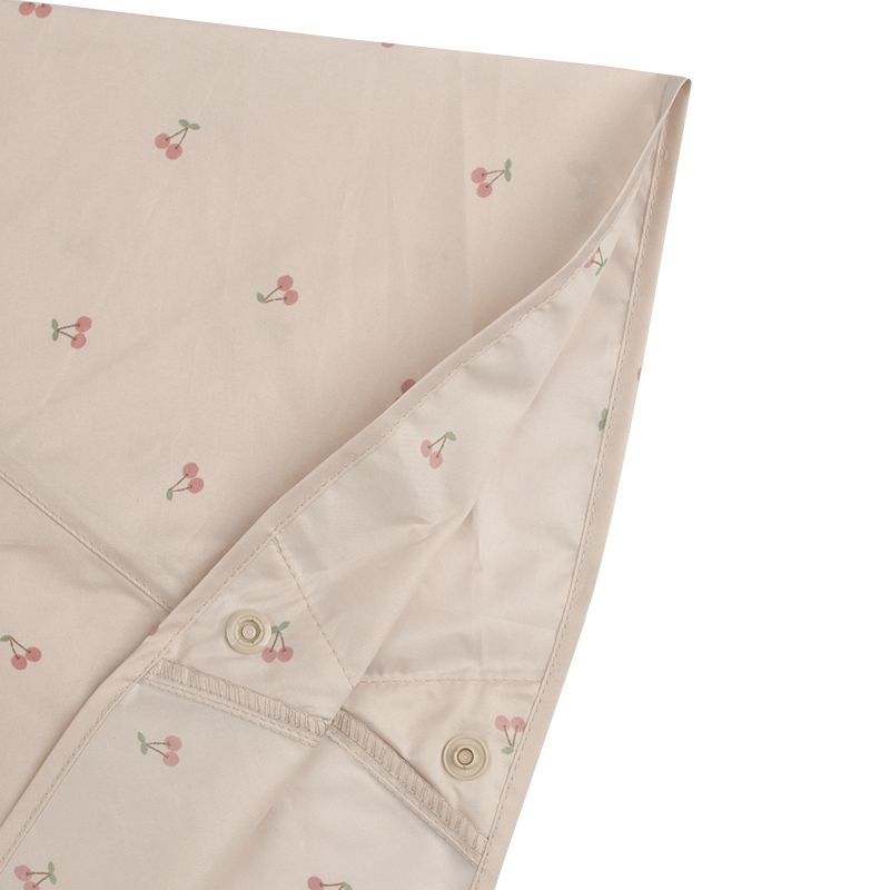 akachan honpo - 短斗篷式雨衣-櫻桃-粉紅 色 (80~95cm)