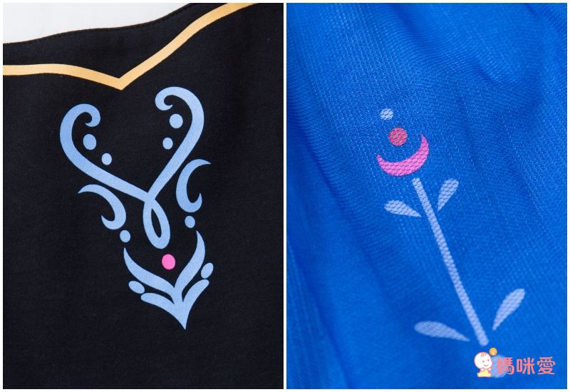 日本千趣會 - 迪士尼公主圍裙式洋裝-愛麗絲-藍白