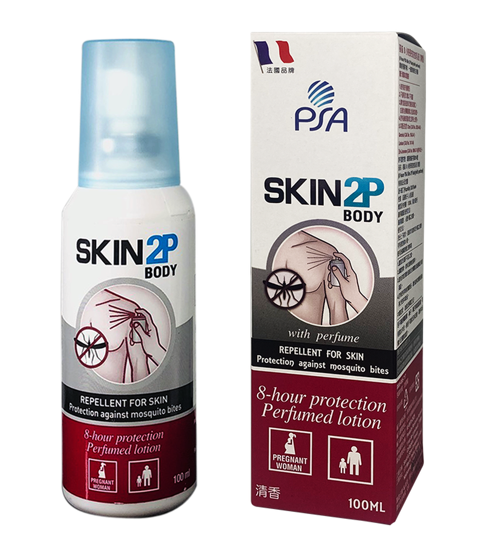 法國 PSA SKIN 2P BODY - 長效防蚊乳液-清香 (100ml)