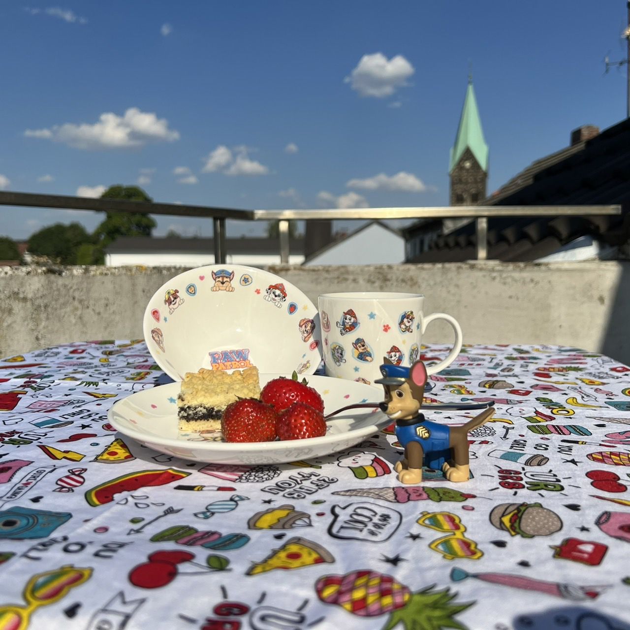 汪汪隊立大功 - 陶瓷餐具3件組 (贈汪汪隊防水姓名貼1張)