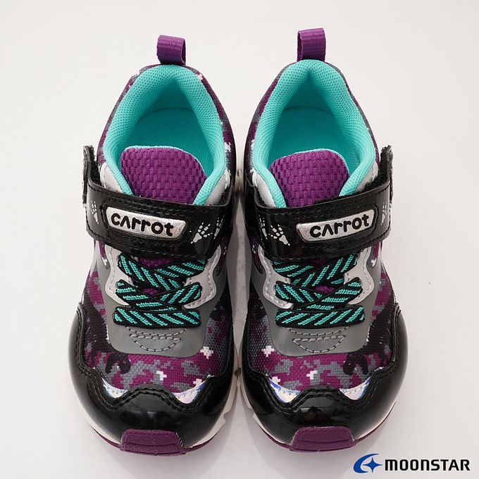 Moonstar日本月星 - 公園玩耍機能童鞋-CRC23386黑(中小童)-機能運動鞋-黑