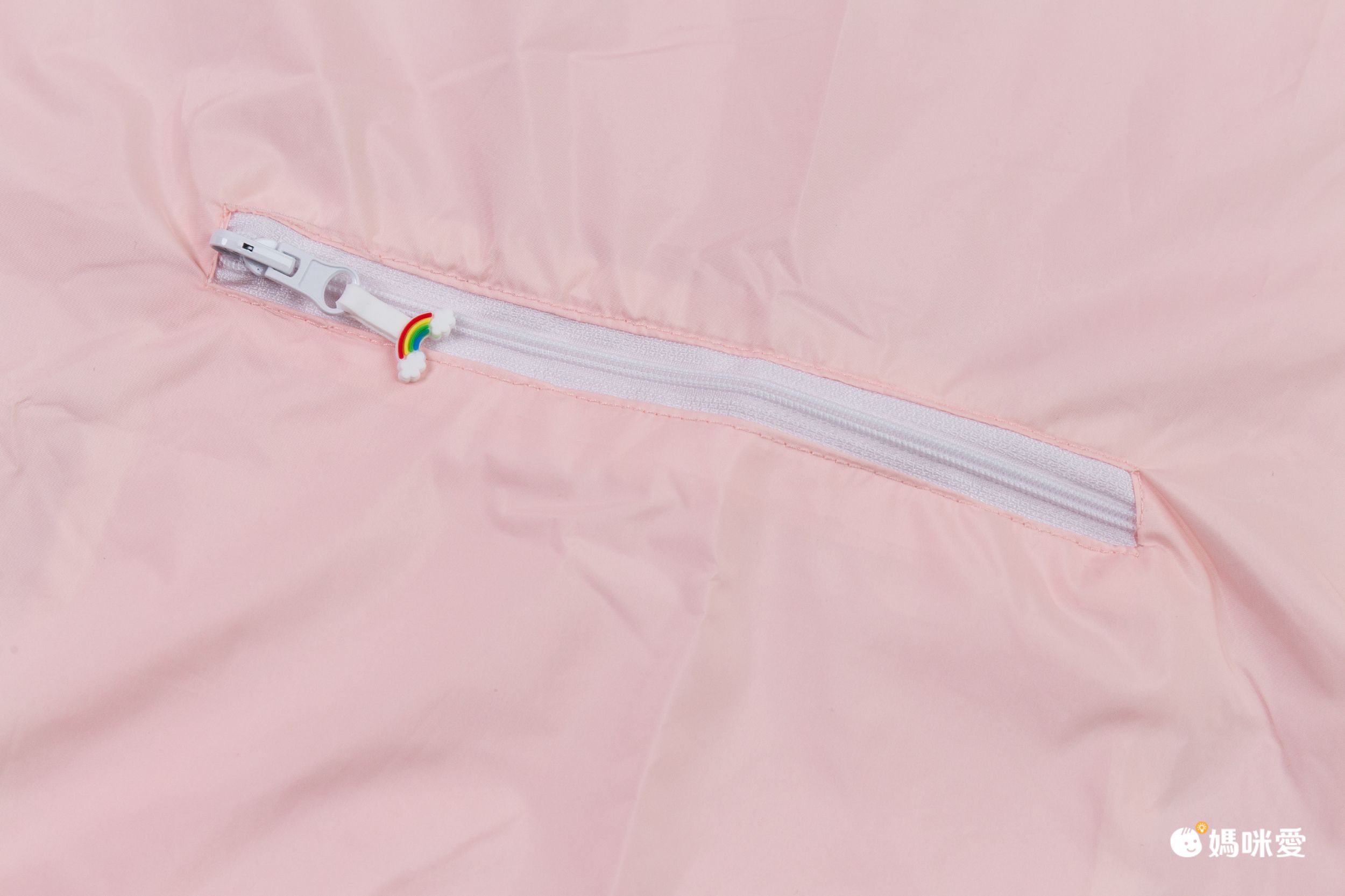 韓國 OZKIZ - 馬卡龍色兒童防風斗篷雨衣(可收納)-湖水綠