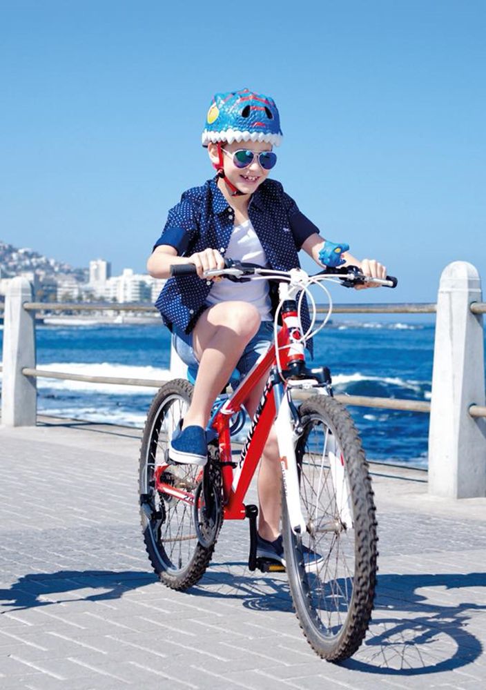 Crazy Safety - 丹麥 3D 恐龍造型 兒童騎乘專用安全帽-小藍龍