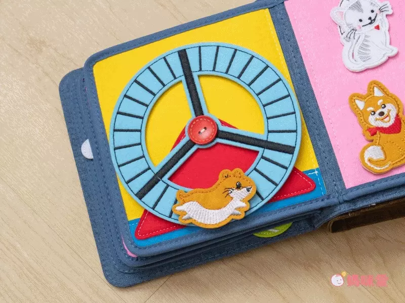 My First Book - 蒙特梭利布書-動物冊【柴犬篇】-柴犬灰-2y+