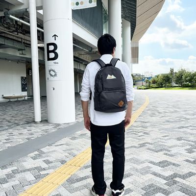 日本BEEM - Boite OUT DOOR防潑水休閒後背包-深灰