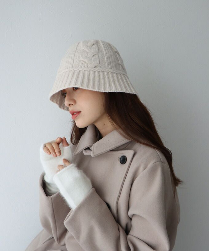 日本 BLUE EAST - 麻編編織鐘形帽-軍綠