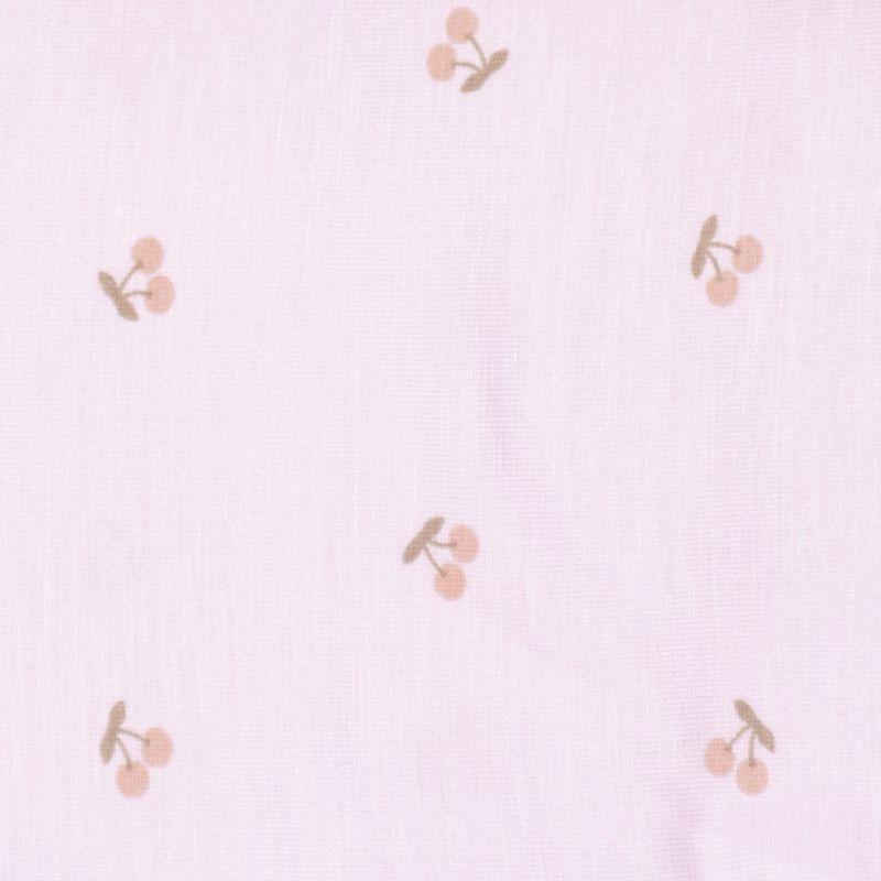 akachan honpo - 短袖前開式舒適包屁衣-粉紅色