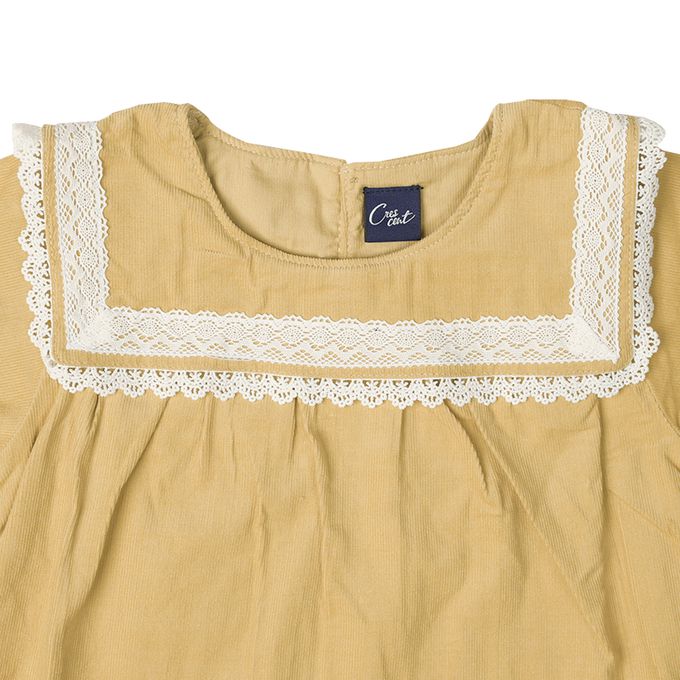 akachan honpo - 水手領洋裝-淺卡其色