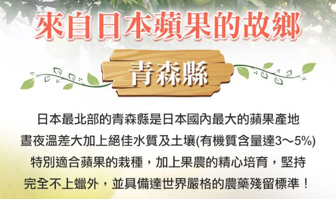 愛品鮮 - 日本直送TOKI 水蜜桃蘋果3箱(6顆/1.5kg±1.5%/箱)