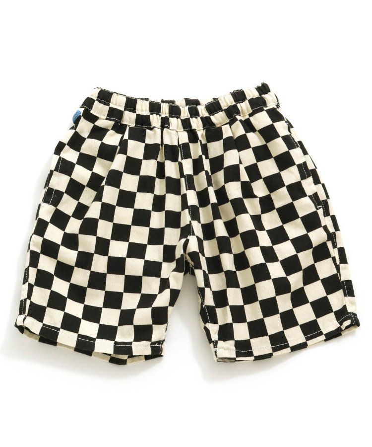 日本 BREEZE - 100%棉定番印花短褲-變形蟲-綠