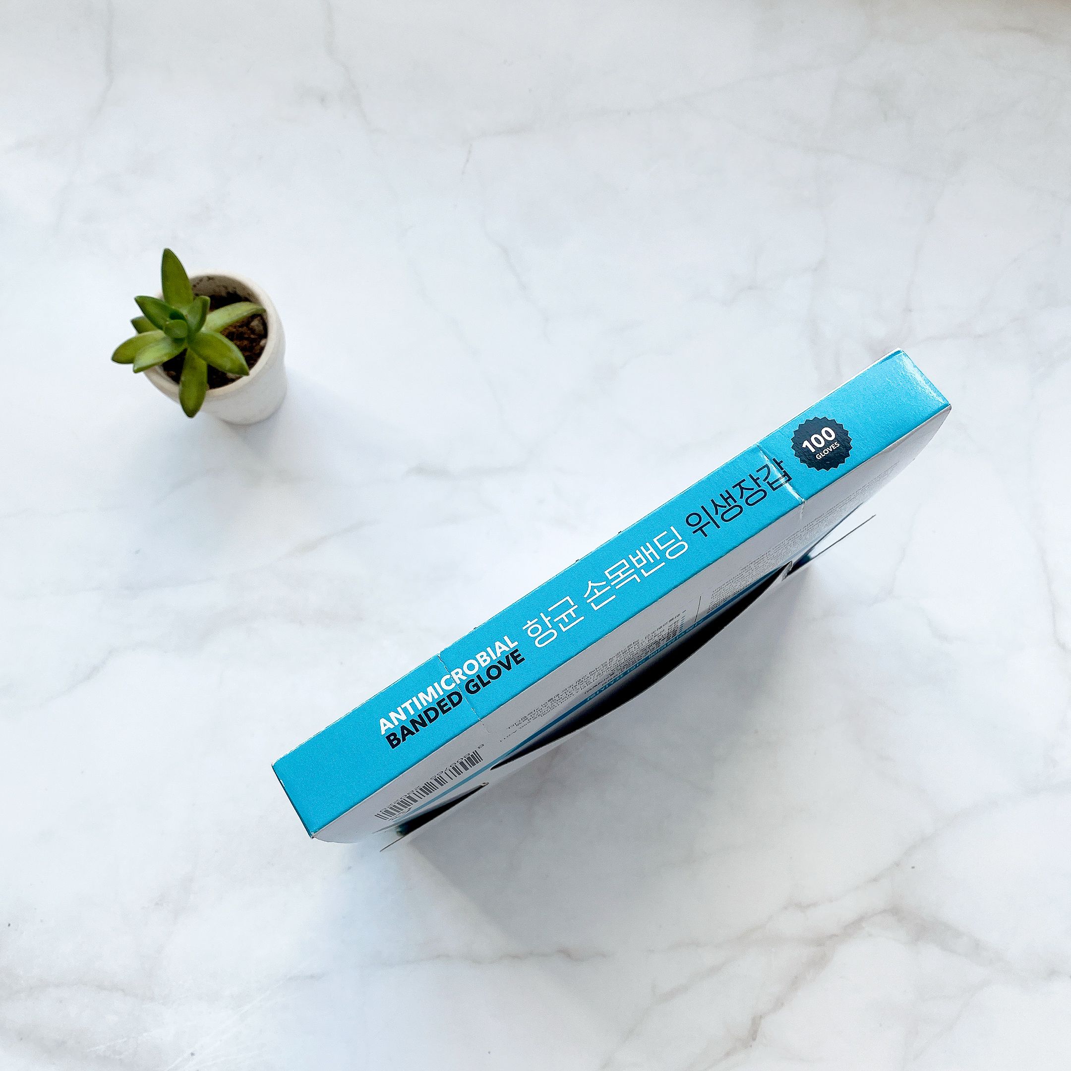 STYLISH 史戴利 - 無限手套 Antimicrobial Banded Glove 銅離子抗菌包覆型PE食品級手套- 韓國原裝進口 | 100 GLOVES-100入/盒
