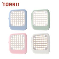 TORRII - LUNA  5000mAh  補光燈磁吸行動電源-藍/綠/白/粉