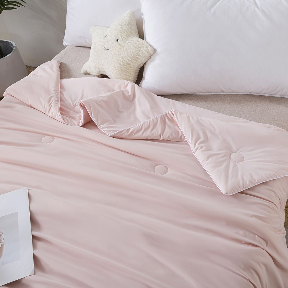 極致涼感抱冰被-奶霜粉 (150x186cm)