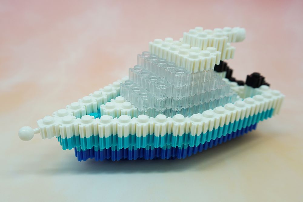 韓國 Color Story - 免燙拼豆包-3D立體遊艇(10mm)