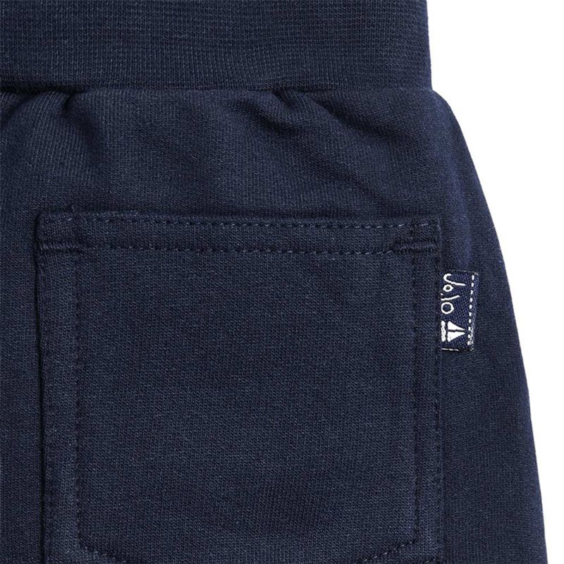 英國 JoJo Maman BeBe - 超優質嬰幼兒/兒童100% 純棉綁繩短褲2入組-海軍藍色