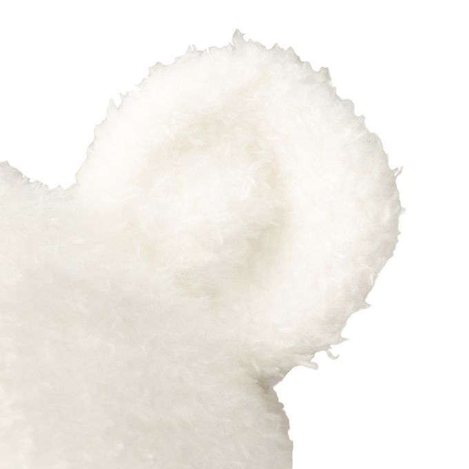 akachan honpo - 柔軟刷毛帽-動物-米白色