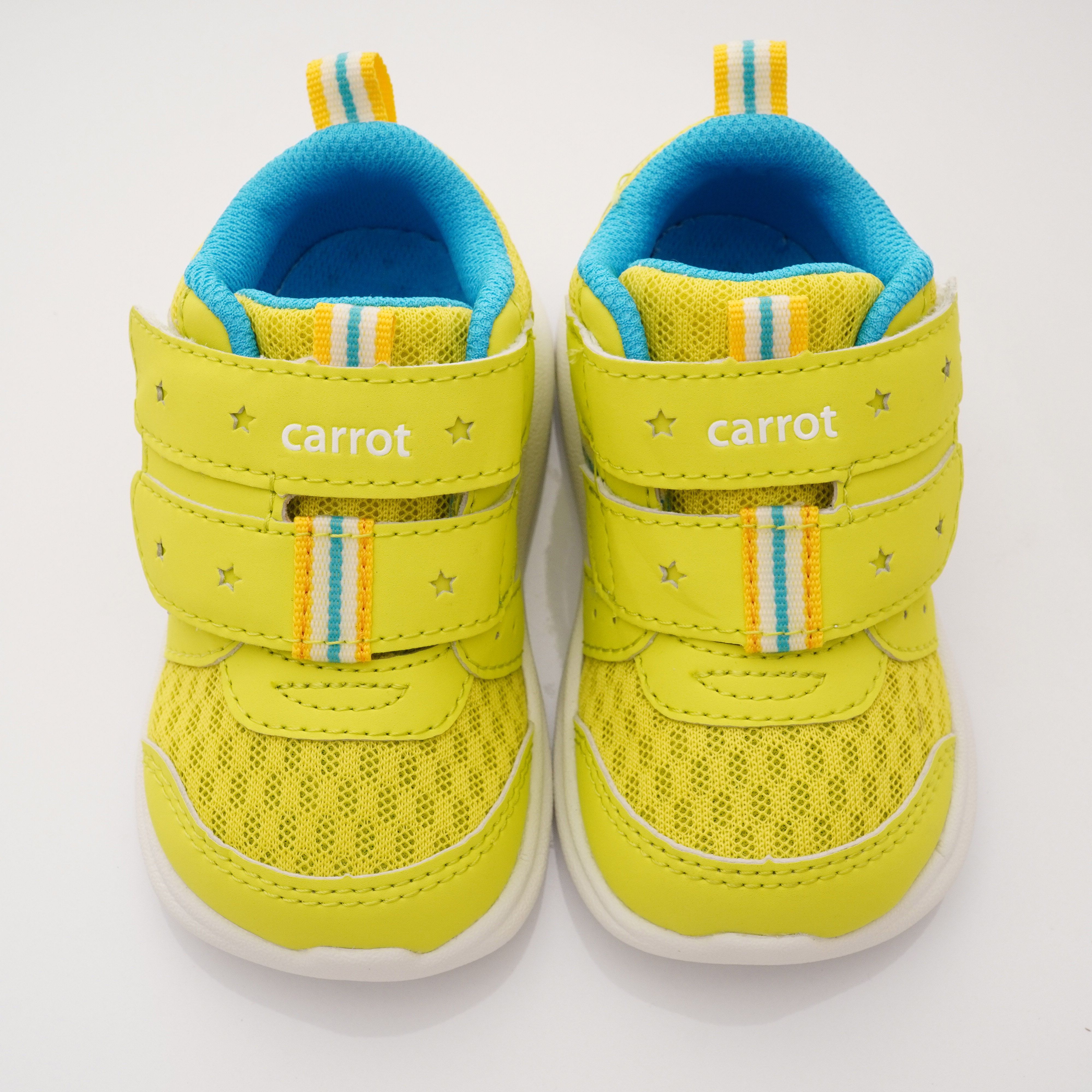 Moonstar日本月星 - 玩耍速乾可機洗學步鞋款(寶寶段)-黃綠色