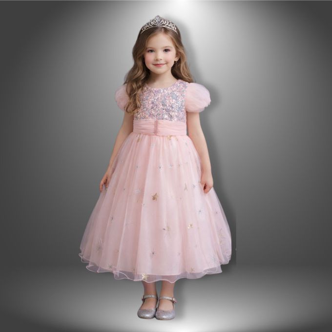  love, charlotte 粉色禮服 長裙禮服 兒童禮服