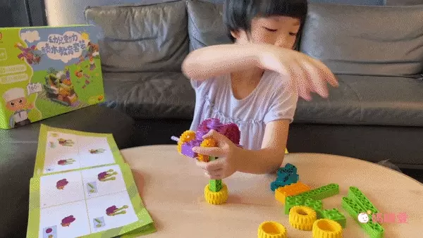 昌兒 - 幼兒動力積木教育套裝(含收納盒)