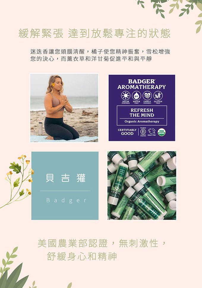 美國 Badger 貝吉獾 - 輕鬆膏