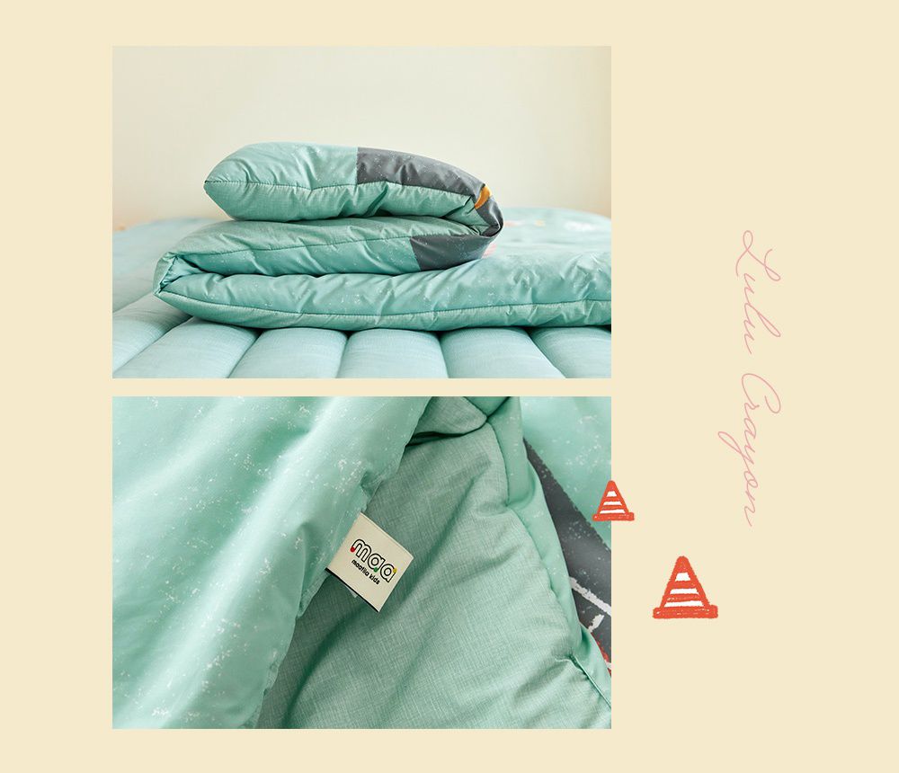 韓國 Maatila - (兒童款)可水洗M2全方位抗菌防蟎棉被-公路車車