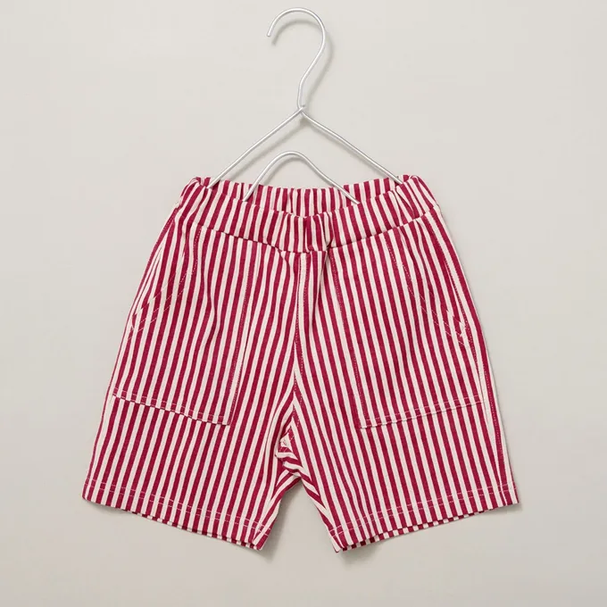 日本 BRANSHES - 100%棉 百搭休閒口袋短褲-迷彩