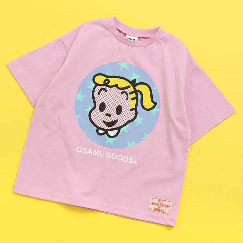 限量OSAMU GOODS 短袖上衣-粉紅