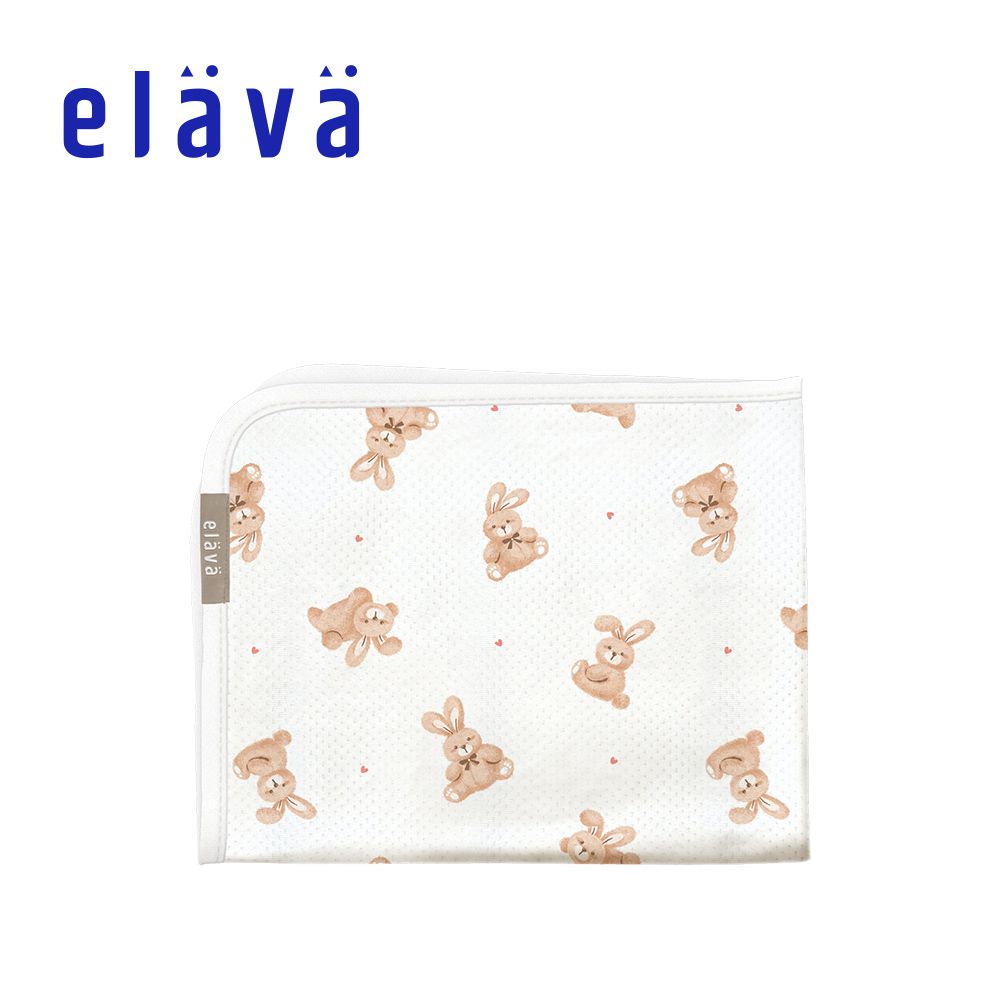 韓國 多功能包巾/蓋毯 90x90cm-沁涼款-俏皮兔