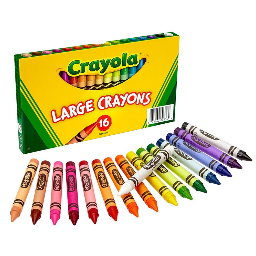 Crayola繪兒樂 - 彩色大蠟筆16色