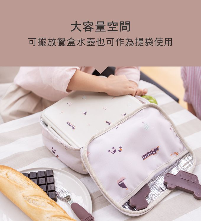 Citron - 【Citron】保溫手提餐袋_芭蕾女孩