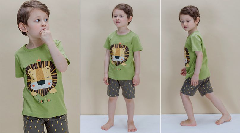 韓國 Sopoliini 童趣北歐風☺ 夏季純棉套裝 / 家居服