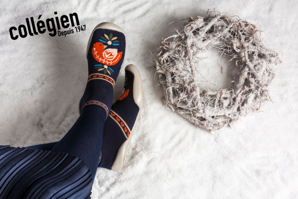 最軟Q保暖、透氣包覆 ❤ Collegien 法國老品牌手工襪鞋