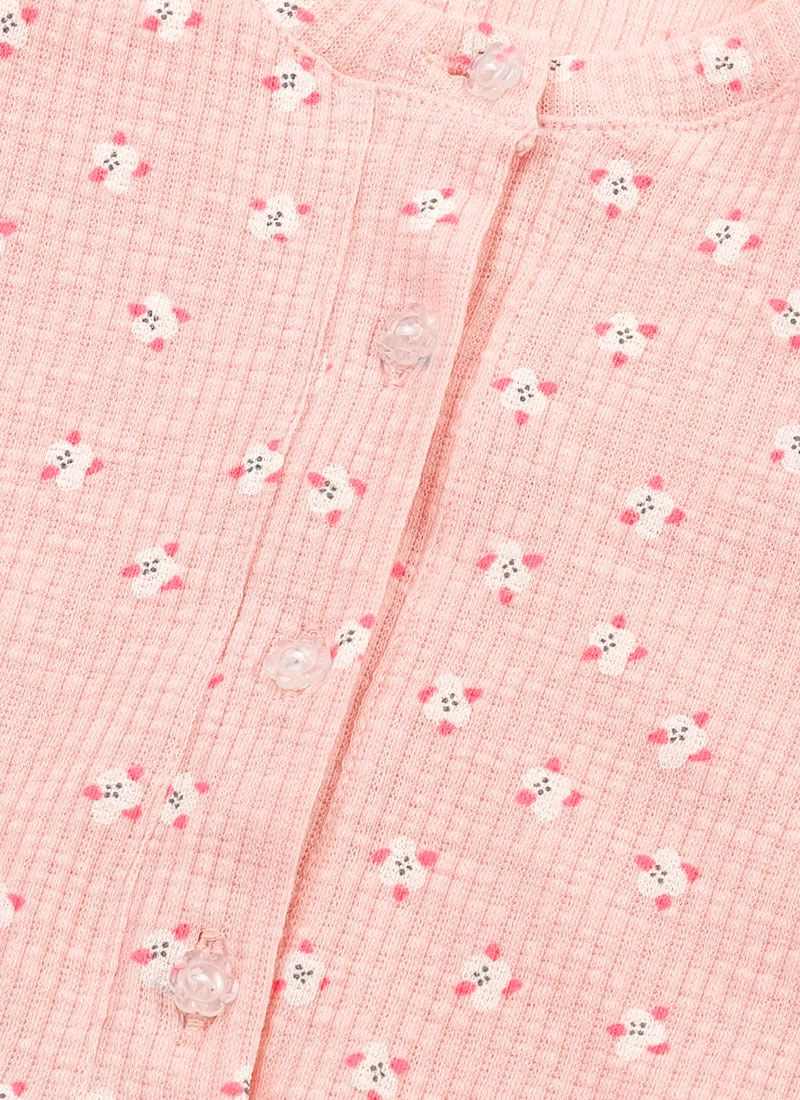 韓國 OZKIZ - 針織薄款短版小外套-淺紫