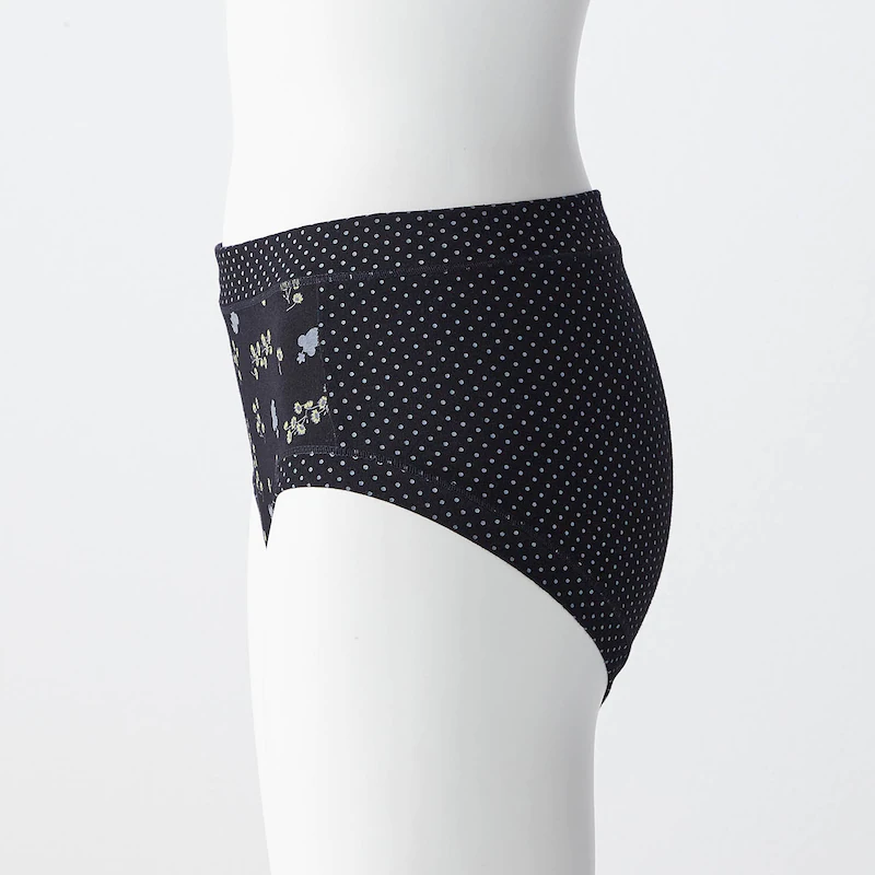 日本千趣會 - 迪士尼印花棉質內褲(媽媽)-小熊維尼-薄荷