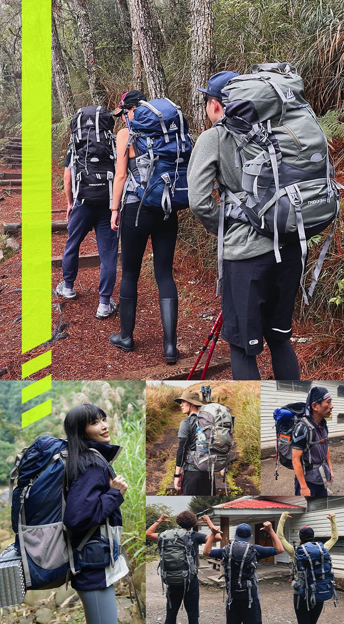 SHANER - 55L專業山人登山包 (綠色)