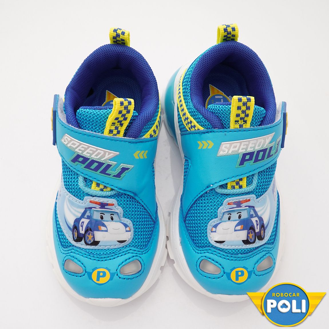 POLI 波力救援小英雄 - 電燈運動款(中小童段)-運動鞋-藍