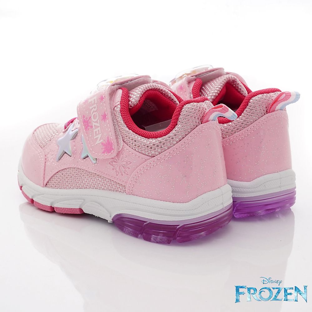 冰雪奇緣 - 台灣製冰雪奇緣電燈運動鞋(中小童段)-運動鞋-粉