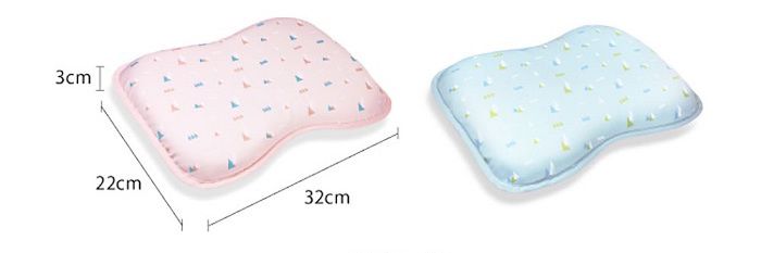 日本 Combi - Airpro水洗空氣-平枕-小山藍 (30x45x3cm)-3個月起