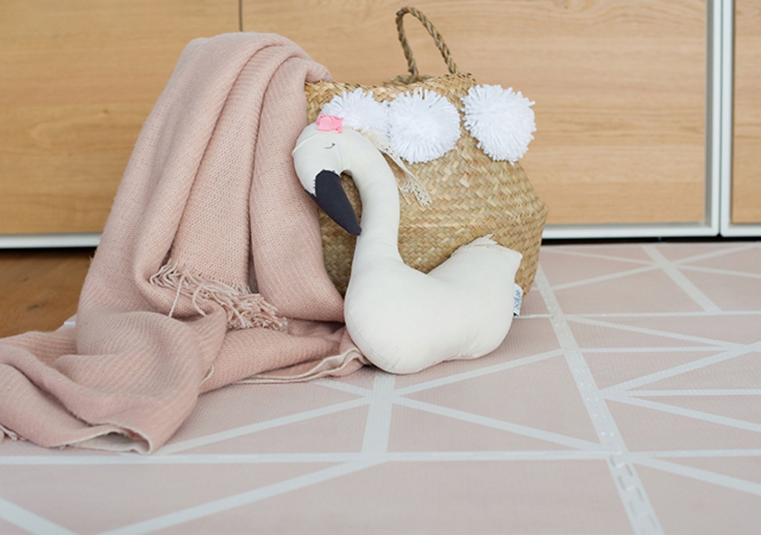 德國 toddlekind - 北歐風系列遊戲地墊-裸膚米-一組6片