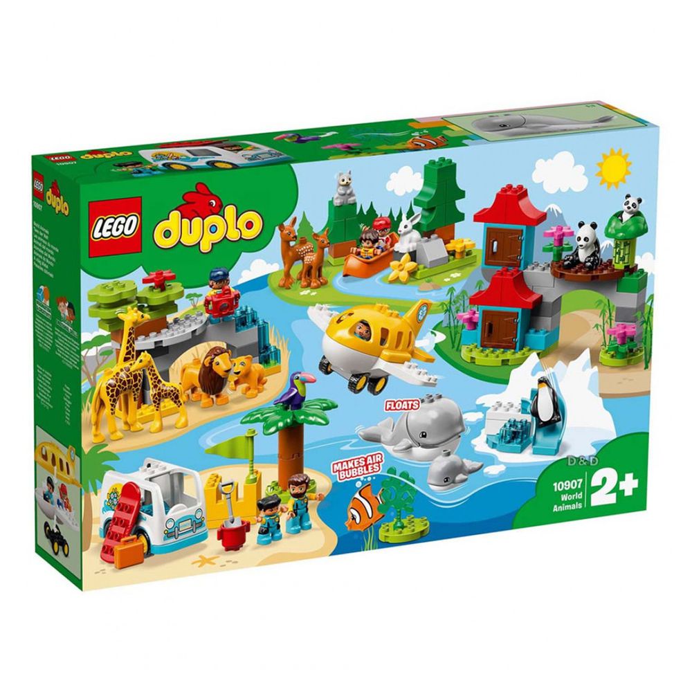 樂高 Duplo 得寶幼兒系列 - 動物世界 10907-121pcs