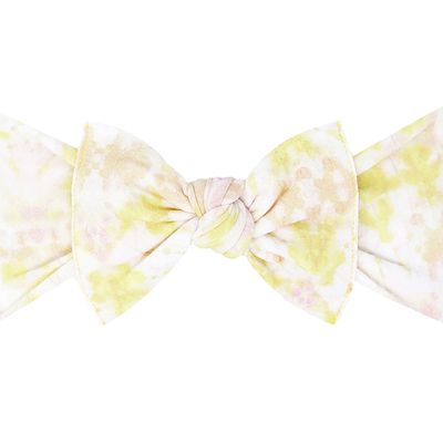 美國baby bling - 純手工極優雅細緻輕柔微彈性/毫無束縛感蝴蝶結髮帶/髮飾_印花經典款-白日夢