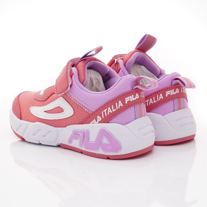 FILA - 流線慢跑運動鞋-2-J436X-519粉紫(中大童段)-運動鞋-粉紫